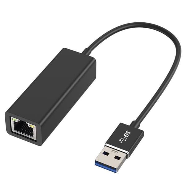 USB till Ethernet-adapter USB 3.0 till Rj45 Gigabit vid 1000 Mbps för dator-switch Windows-Mac OS-Linux
