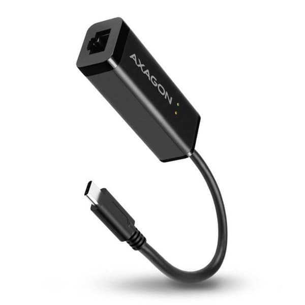 AXAGON ADE-SRC 1000 MBit/s LAN (10/100/1000 MB/s), USB-C® USB 3.1 (Gen 1) nätverksadapter Svart