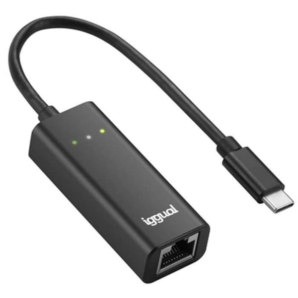 iggual IGG317693 nätverksadapter Svart