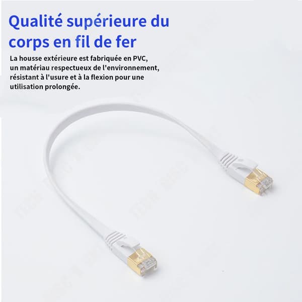 TD Cat7 nätverkskabel kategori nätverkskabel 10Gb ren koppar skärmad nätverkspatchkabel cat7 åtkomstpunkt konstruktion nätverk