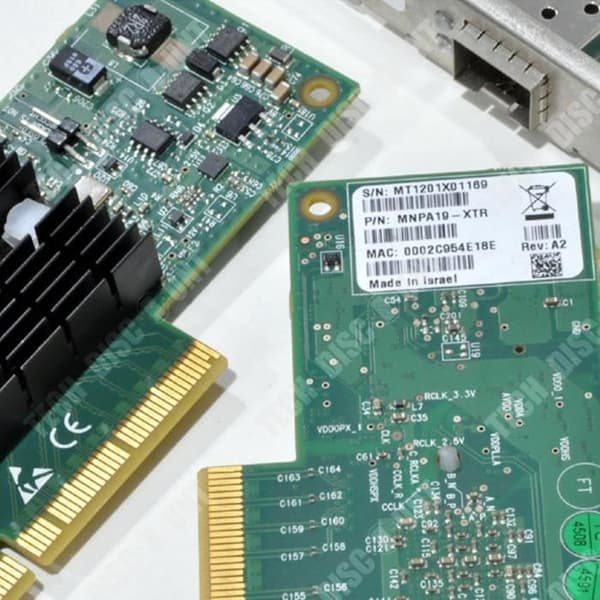 TD® Mellanox ConnectX-2 ENG 10G 10G fiberoptiskt nätverkskort 3 meter linje med fiberoptisk modul