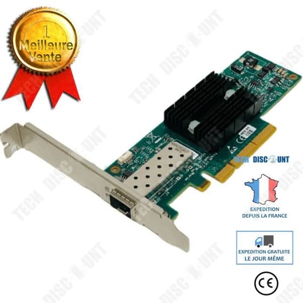 TD® Mellanox ConnectX-2 ENG 10G 10G fiberoptiskt nätverkskort 3 meter linje med fiberoptisk modul
