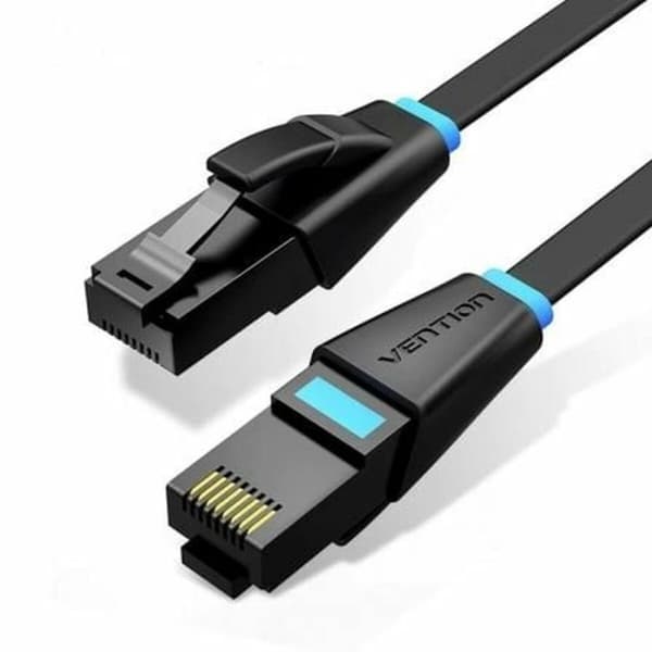 Kategori 6 Hard UTP RJ45 kabel Vention IBJBL Sort 10 m