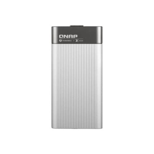 QNAP QNA-T310G1T - nätverksadapter - Thunderbolt 3 - 10Gb Ethernet x 1 Svart, Silver