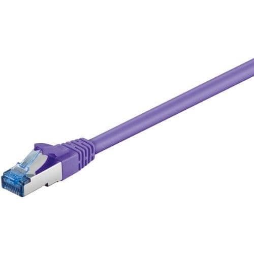 Nätverkskabel CAT6a-150 - Wentronic 95608 - 1,5m - Lila - SFTP, PiMF - Halogenfri