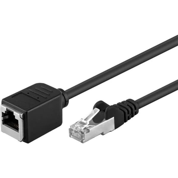 INTELLINET - INTELLINET ICOC F5E-050-EXT COPPER PATCH EXTENDER F/UTP CAT. 5E 5 M SVART