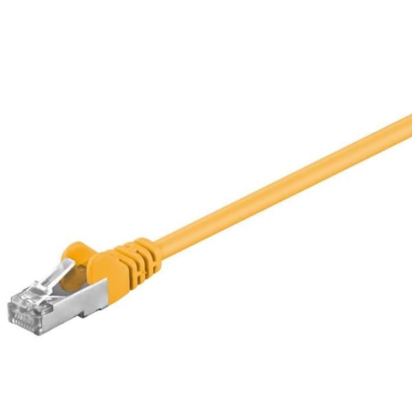 Nätverkskabel CAT 5-150 FTP GELB 1.5M - GOOBAY 95534 - Gul - FTP-teknologi