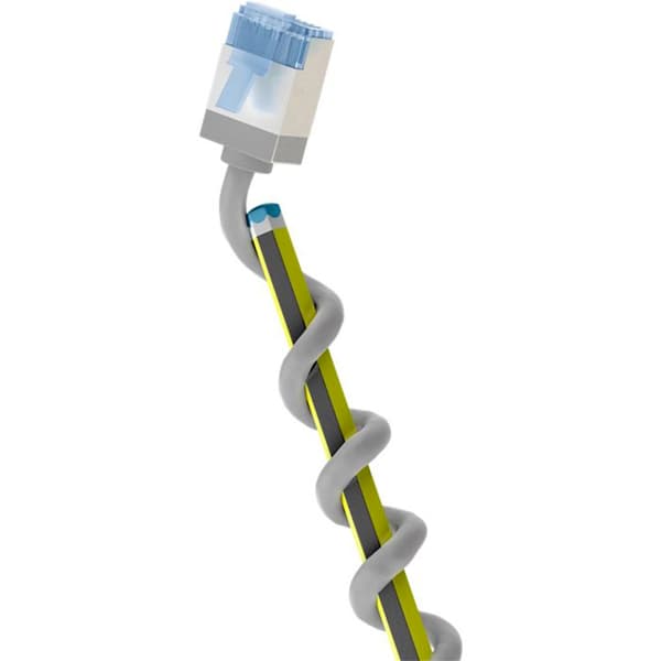 GOOBAY Skärmad Ethernet-kabel Cat6a LSOH slim / ultra flexibel - grå 15m
