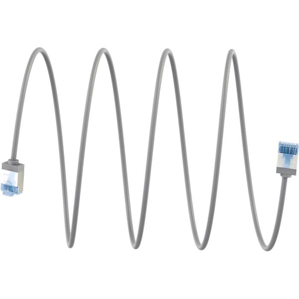 GOOBAY Skärmad Ethernet-kabel Cat6a LSOH slim / ultra flexibel - grå 15m