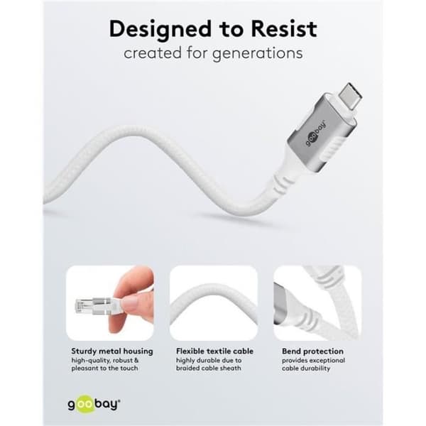 Ethernetkabel USB-C™ 3.1 till RJ45 - GOOBAY - 1,5 m - Nätverkskabel