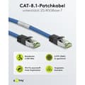 Miniatyrbild 2 av 3: Nätverkskabel - Goobay - 45660 - RJ45 - CAT 8.1 - 2 m - S-FTP - Blå utan halogen