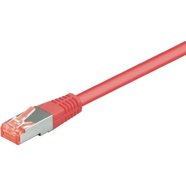 Nätverkskabel CONRAD RJ45 CAT 6 S/FTP Magenta 20 m
