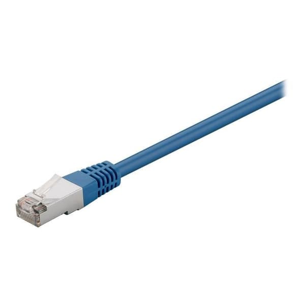 Kopplingskabel CAT 5e - GOOBAY - 50 cm - skärmad tvinnad par (F/UTP) - blå