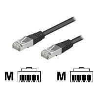 Nätverkskabel - Wentronic - CAT 5e - 25 cm - FTP - Svart