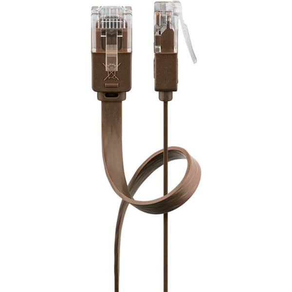 WENTRONIC 95897 nätverkskabel - Cat6 UTP 5m - Brun