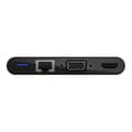 Miniatyrbild 3 av 3: Belkin USB Hub 4 i 1 USB-C HUB (HDMI, VGA, RJ45, USB-A)