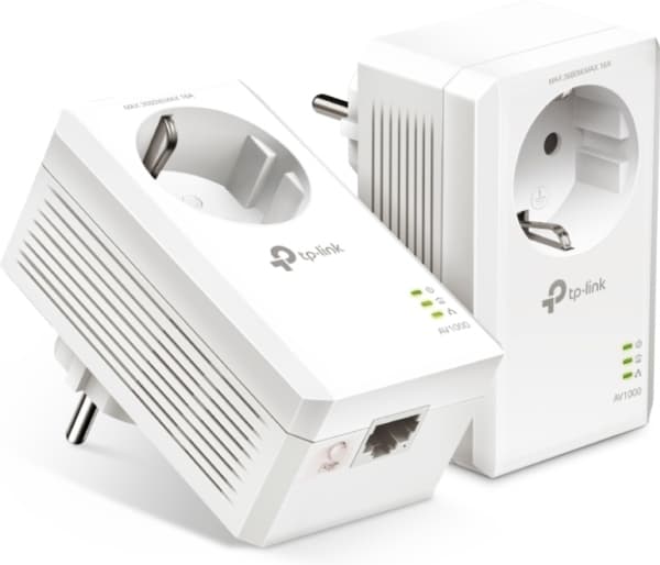 TP-Link TL-PA7017P KIT, 1000 Mbit/s, IEEE 1901, IEEE 802.3, IEEE 802.3ab, IEEE 802.3u, Type E / F, Gigabit Ethernet, 10,100,1000 Mbit/s, HomePlug AV2