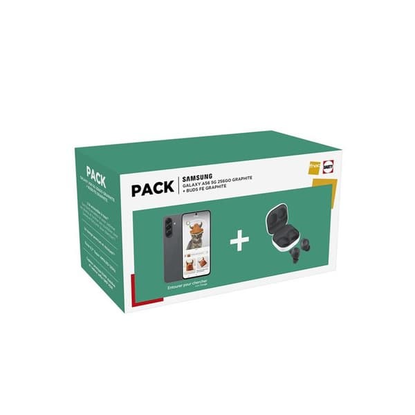 Smartphone Samsung Pack A56 5G Grafit + Buds FE