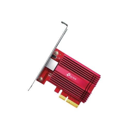 TP-Link TX401 - V1 - nätverksadapter - PCIe 3.0 x4 - 1/2.5/5/10GBase-T x 1 Röd