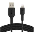 Miniatyrbild 2 av 4: BELKIN - kabel - Flätad kabel Lght USBA 2M svart