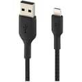 Miniatyrbild 1 av 4: BELKIN - kabel - Flätad kabel Lght USBA 2M svart