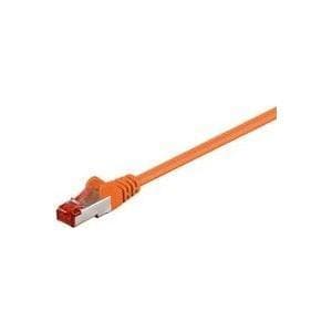 MicroConnect - Verkkokaapeli - RJ-45 (M) - RJ-45 (M) - 50 cm - Foiled suojaamaton kierretty pari (F/UTP) - CAT 6 - valettu säikeinen - oranssi