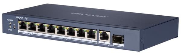 Hikvision Digital Technology DS-3E0510HP-E nätverksswitch Unmanaged Gigabit Ethernet (10/100/1000) Power over Ethernet (PoE) Blå