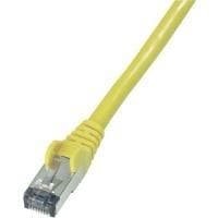 wentronic - Netværkskabel - RJ-45 (M) til RJ-45 (M) - 50 cm - SSTP-kabel - CAT 6 - Gelb