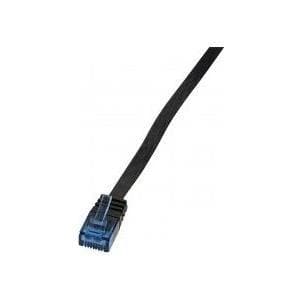 LogiLink - Patchkabel - RJ-45 (M) til RJ-45 (M) - 7,5 m - UTP - CAT 5e - støbt - sort