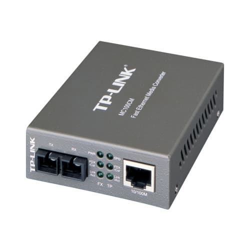 TP-Link MC100CM mediakonverterare för nätverk 100 Mbit/s 1310 nm Flerläge Svart