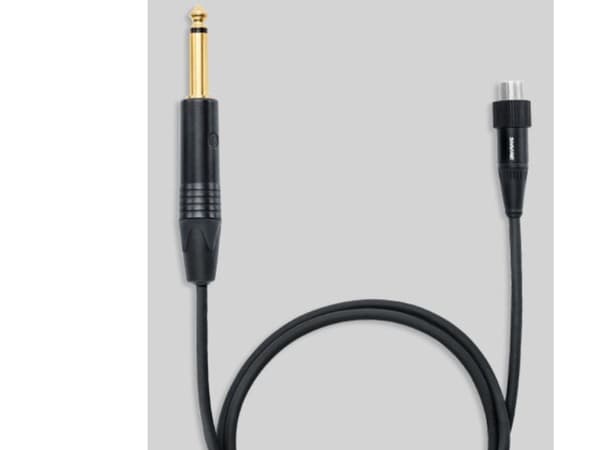 Shure WA305, 6.35mm, Hankjønn, Hunkjønn, Sort