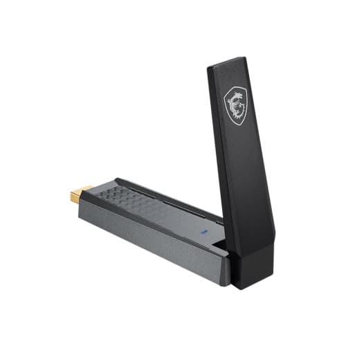 MSI AX1800 - nätverksadapter - USB 3.2 Gen 1 Svart