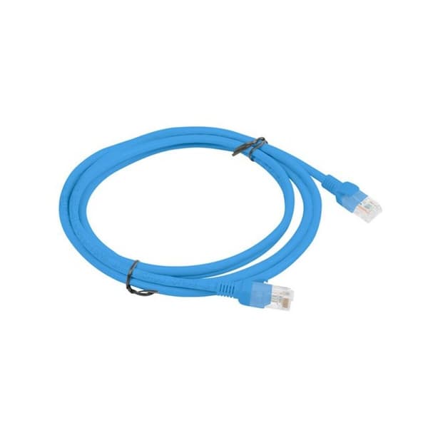 Nätkabel UTP Styv Kategori 5e Lanberg PCU6-20CC-0200-B Blå 2 m