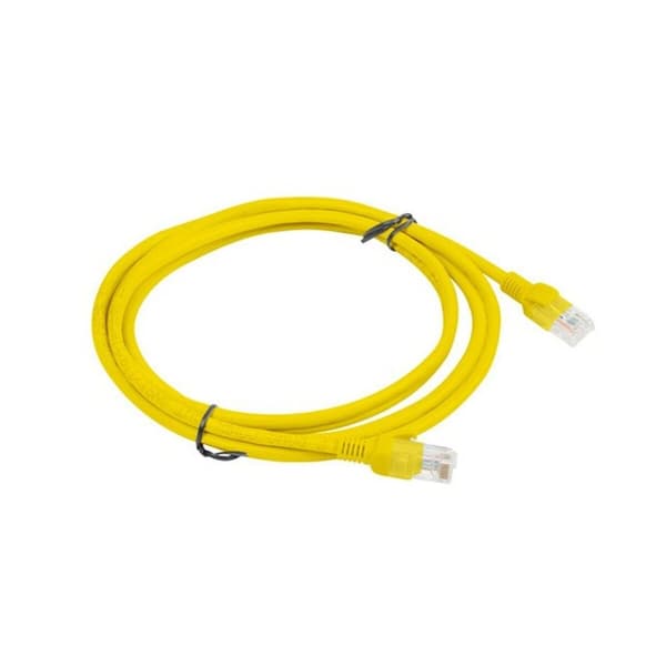 UTP kategoria 5e jäykkä verkkokaapeli Lanberg PCU5-20CC-0200-Y Keltainen 2 m