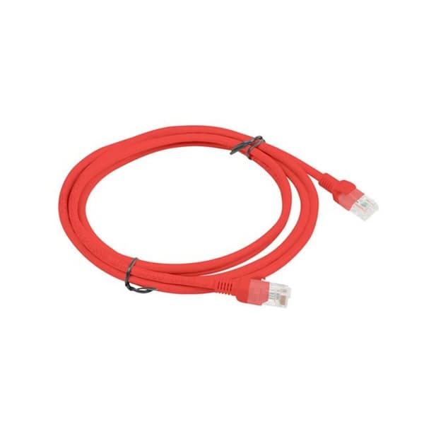 Nätkabel UTP Styv Kategori 6 Lanberg PCU6-20CC-0200-R Röd 2 m