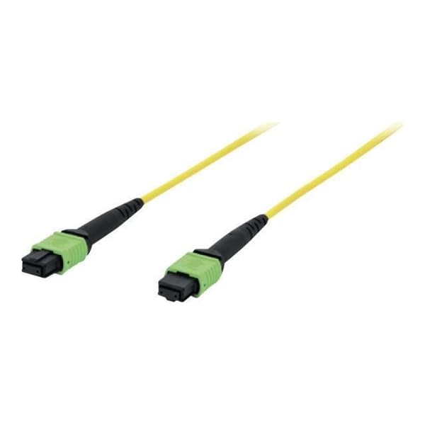 DIGITUS Cordon de raccordement läge enkel MPO-APC (F) för läge enkel MPO-APC (F) 10 m fiberoptik 9 - 125 mikrometer OS2...