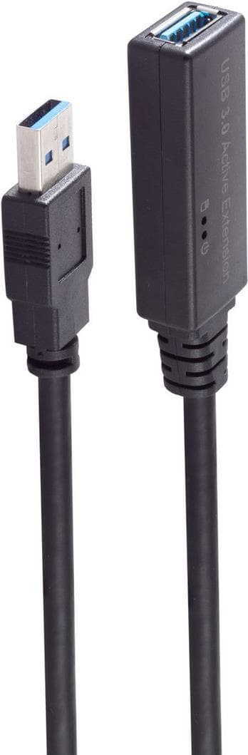 shiverpeaks ®-BASIC-S--USB typ C--aktiv USB-A-förlängning, USB 3.0, 5Gbps, 15m (BS13-39085)