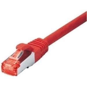 Tecline Fröhlich + Walter - Patch-kabel - RJ-45 (M) - RJ-45 (M) - 25 m - SSTP-kabel - CAT 6 - halogenfri - rød (71525R)