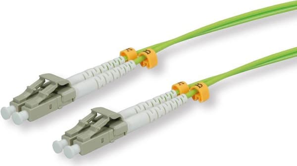 Roline - patchkabel - LC Multi-Mode (M) til LC Multi-Mode (M) - 3 m - fiberoptisk - 50/125 mikron - OM5 - halogenfri - grøn