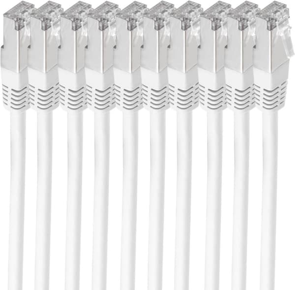 kuldegysninger BS75711-HW-SET10. Kabellængde: 1m Kabelstandard: Cat6 Kabelafskærmning: S/FTP (S-STP) Port 1: RJ-45 Port 2: RJ-45 Konnektorstik køn: Ha
