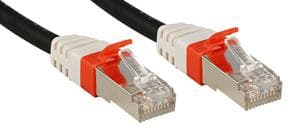 Lindy Cat.6 (A) SSTP / S/FTP PIMF Premium 5,0 m netværkskabel 5 m sort