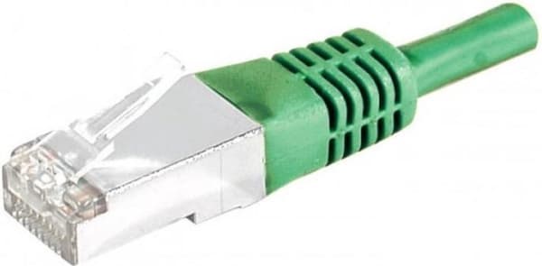 CUC Exertis Connect 858355 verkkokaapeli 25 m Cat6a S/FTP (S-STP) Vihreä