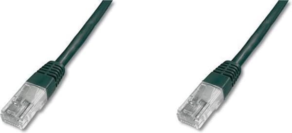 Digitus Patch Cable, UTP, CAT6, PVC, 1M, musta verkkokaapeli Musta