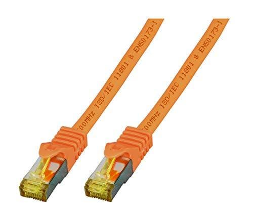 EFB Elektronik MK7001.2O RJ45 Netværkskabel Patch-kabel CAT 6a (Råkabel CAT 7) S/FTP 2,00 m Orange F