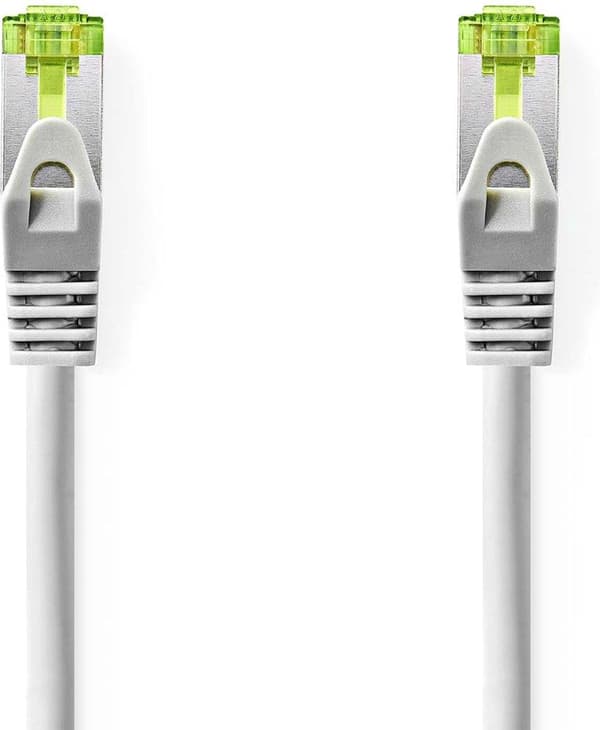 Nedis CAT7 kabel | PiMF | RJ45 Mand | RJ45 Mand | 1,00 m | Snagless | runde | LSZH | Grå | Kuvert