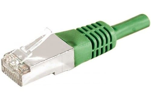 CONNECT 20 m Fuld kobber RJ45 Kat. 6 a F/UTP Patch-ledning – Grøn