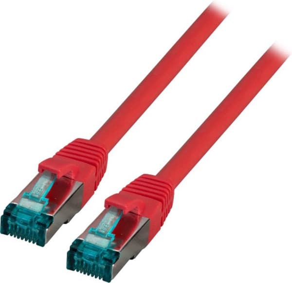 Valmistaja: EFB Elektronik RJ45 patch-kaapeli S/FTP, Cat.6A, LSZH, 2m, punainen Suojattu Cat.6A RJ45 patch-kaapeli takaa erittäin hyvät ominaisuudet 1