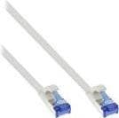 InLine - Patch-kabel - RJ-45 (M) til RJ-45 (M) - 5,0 m - U/FTP, PiMF - CAT 6a - halogenfri, formet, uden krog, snoet, flad - hvid (75705W)