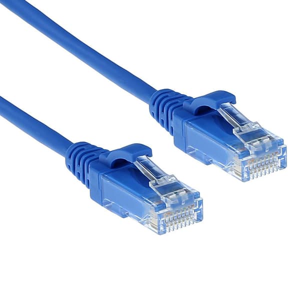 ACT CAT6 -verkkokaapeli, U/UTP LSZH LAN-kaapeli, ohut 3,8 mm ohut, joustava, joustava Ethernet-kaapeli RJ45-liittimellä, käytettäväksi palvelinkeskuks