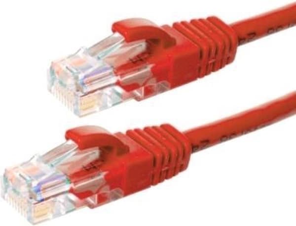 UTP CAT6 patch-kaapeli 10 metriä punainen - 100% kuparia